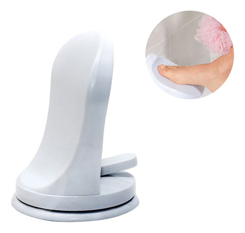 Pierna De Afeitar De Ducha Con Reposapiés De Baño Plástico .