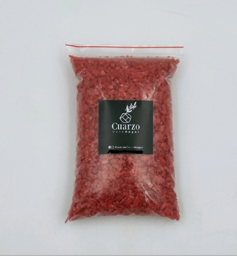 Cuarzo Color Rojo Sandía 1kg