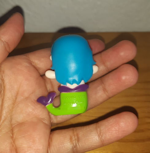 Mini Muñeca Sirena Cabello Azul Sirenita (Usado)