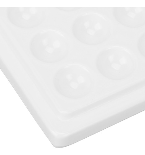 Paleta De Pintura Para Porcelana, 12 Pocillos, A Prueba De P