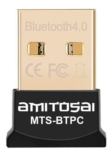 Adaptador Usb Micro Bluetooth Amitosai 4.0 Mts-btpc