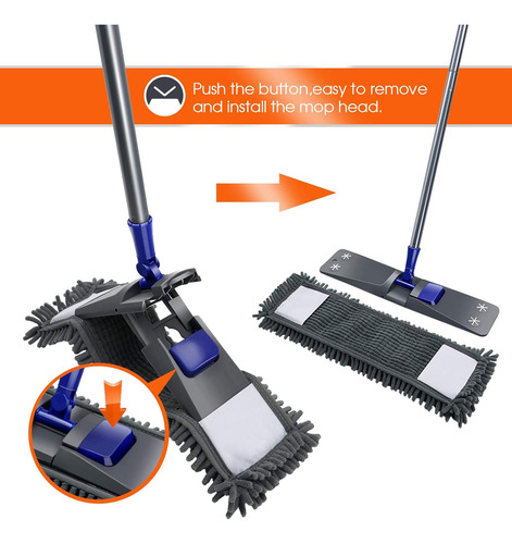 Mopa De Microfibra Profesional Limpieza De Pisos, Mopa ...