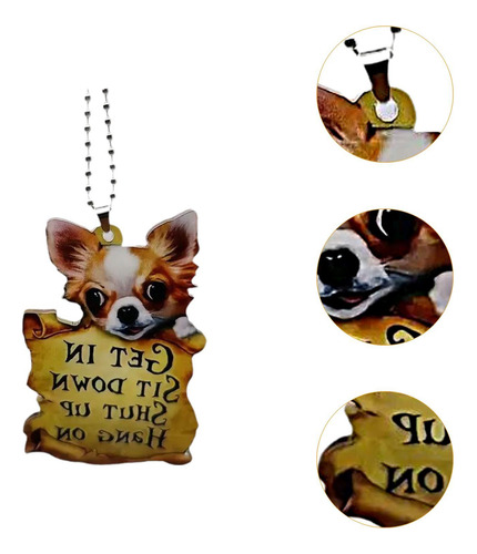 3 Adorno Colgante De Cachorro, Adorno Colgante Para Coche,