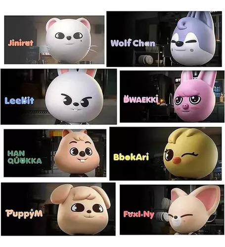 Peluches Y Ardillas Skzoo Kpop Kawaii Animales