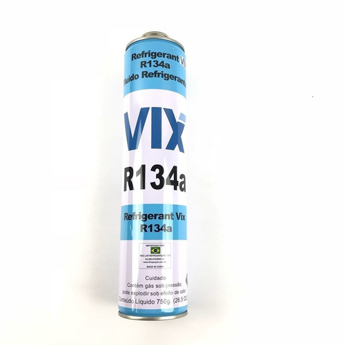 Gás Refrigerante Vix R134a Lata 750g