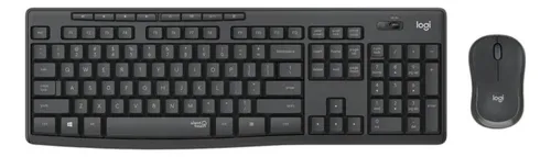 comprar Kit Teclado Logitech Mouse Mk295 Wireless Usb Black