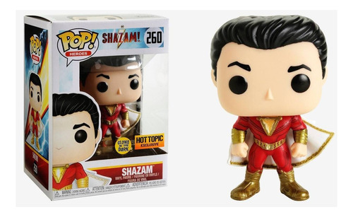 Funko Pop Vinyl Dc - Shazam Glow Hot Topic