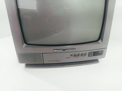 Tv Antiga Tudo Philco Hitachi 14 Polegadas Colorida Bivolt
