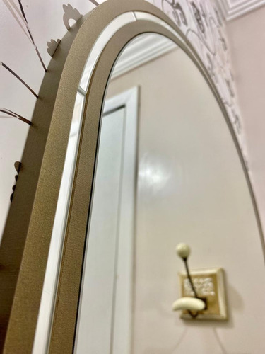Imagem 6 de 8 de Espelho Decorativo Lavabo Banheiro Vidro Cristal - Fábrica