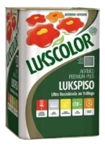 Tinta Concreto Lukspiso  18l  Premium Piso E Fachadas 