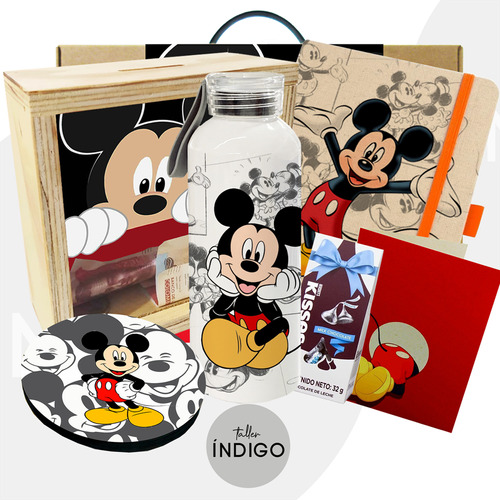 Valija Lovely Mickey Mouse Artesanal Personalizada