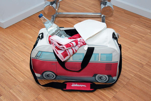 Brisa Vw Collection Vw T1 Bus Pequeño Bolso De Deporte - Roj