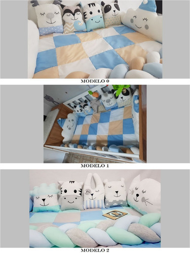 Chichoneras Set De Chicho Mas Acolchado Animalitos