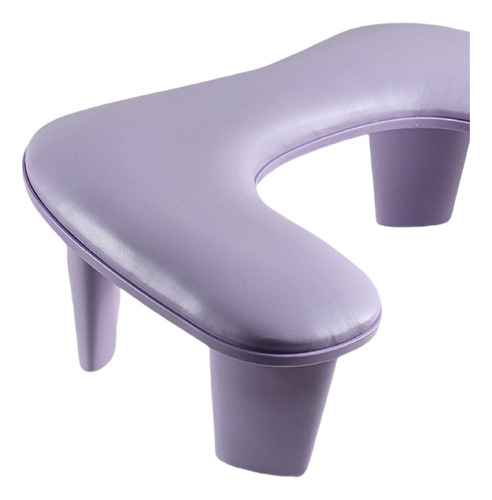 Soporte Para Reposabrazos De Uñas En Forma De U, Violeta