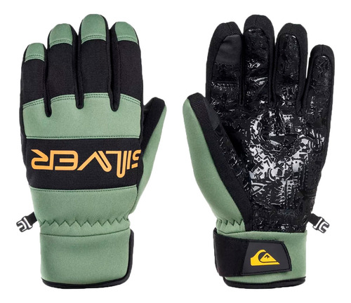 Guantes Quiksilver Snow Hombre  Method - Verde Negro Blw