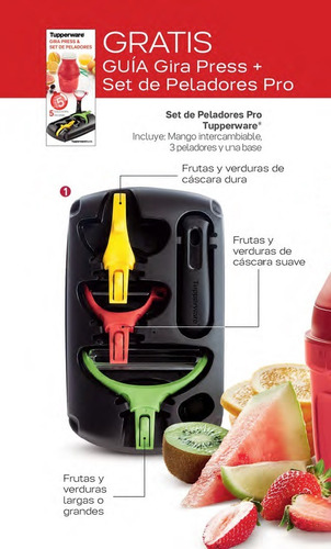 Set De Peladores Tupperware Pelador