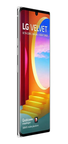 Imagem 5 de 7 de LG Velvet Dual SIM 128 GB aurora white 6 GB RAM