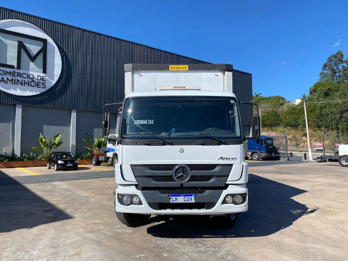Mb Atego 1719 Ano 2019 Bau Sider 7 Metros 14 Paletes