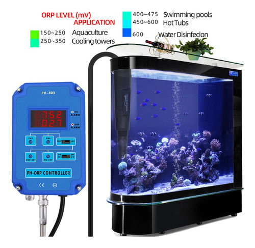 Monitor Orp De Ph C1digital 2 E 1 Controlador Redox Com Potê