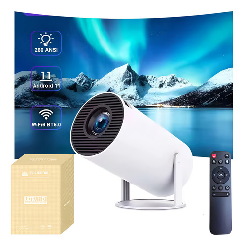 Projetor Portátil Multimídia Ultra Hd Alto Alcance Dinâmico