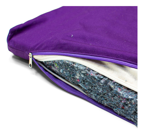 Cudegui Paquete Zafu Liso Morado Y Zabutón Chakras, Marca