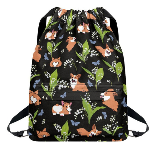 Mochila De Una Sola Pieza Con Cordón Para Perros, Pedido Mín