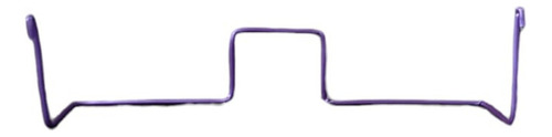 Gancho De Alambre Para Exhibir Playeras, Chamarras 12 Piezas Color Morado