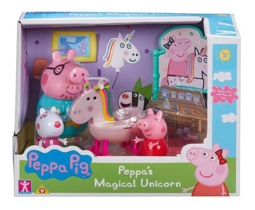 Peppa Pig Temático Playset Unicórnio 2321 - Sunny