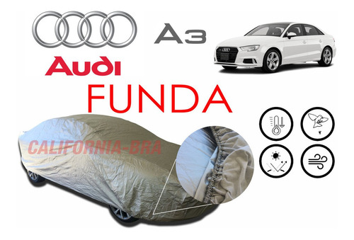 Funda Cubierta Lona Cubre Audi  A3 Sedan 2013