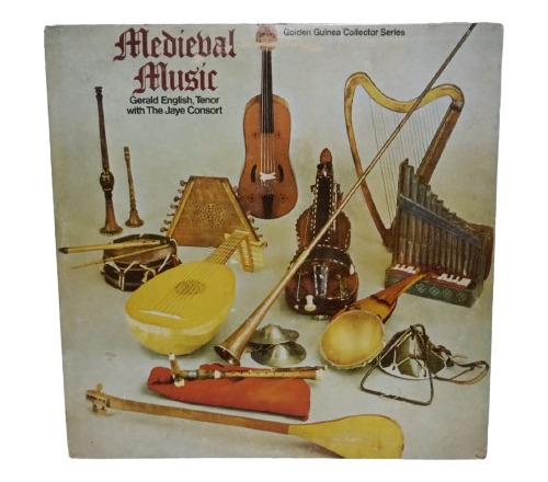 Gerald English With The Jaye Consort  Medieval Music, Lp