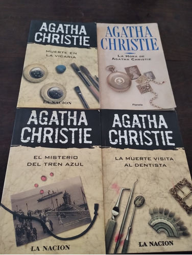 Lote X 4 Novelas Policiales De Agatha Christie. Olivos.