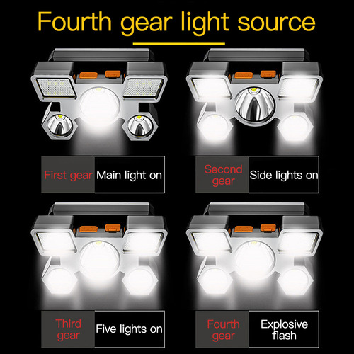 Luz Led H Superbrillante Para Cinco Luces De Pesca, De Tiro