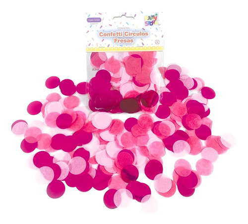 Confetti Circulos Fresas