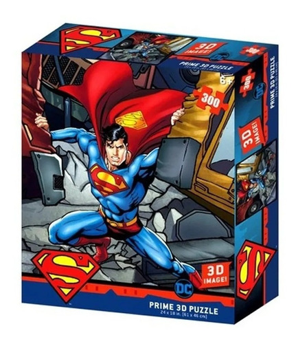 Rompecabezas Puzzle 300 Piezas Superman 3d