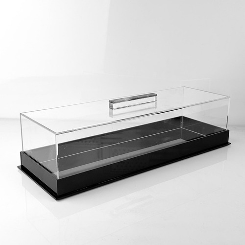 Soporte Para Tartas Con Tapa Transparente, Vitrina Negro