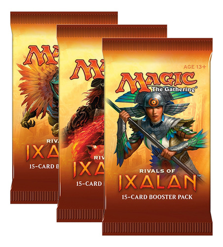 Magic Booster X3 Rivales De Ixalan Español 15 Cartas Tcg