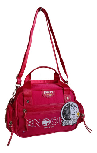 Bolsa Snoopy Feminina Transversal Resistente Impermeavel  