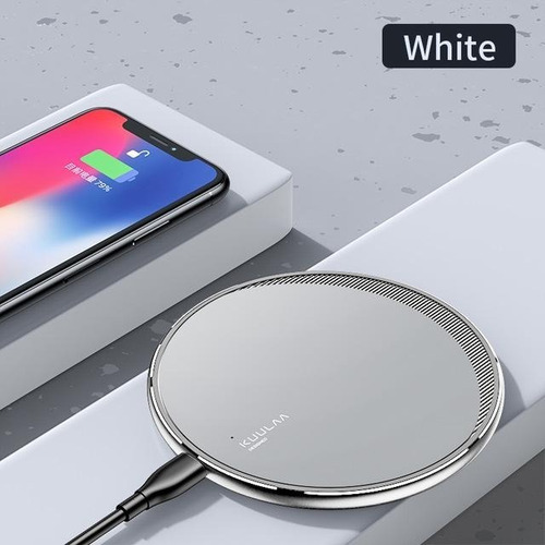 Imagen 10 de 10 de Cargador Inalámbrico Carga Rápida 15w Ideal iPhone 11 12