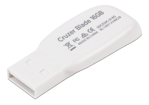 Imagen 2 de 4 de Unidad Flash Usb 2.0 Sandisk Cruzer Blade De 16gb, Color