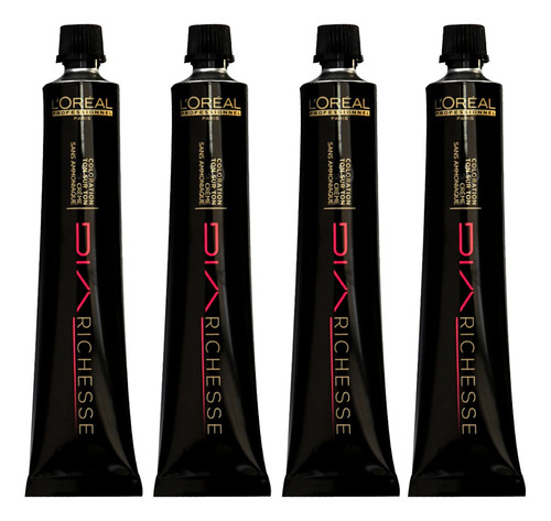 Combo 4 Tinturas Tono Sobre Tono Dia Richesse X50gr Loreal