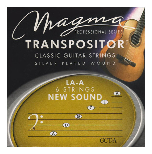 Encordado Para Guitarra Clasica Magma Transpositor Gct A Prm