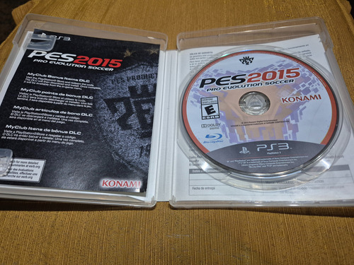 Juego De Ps3 Pes 2015, Pro Evolution Soccer 2015, Usado (Usado)