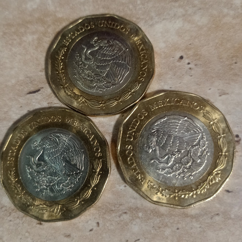 Moneda 20 Pesos Conmemorativa 500 Años Fundación De Colima (Usado)