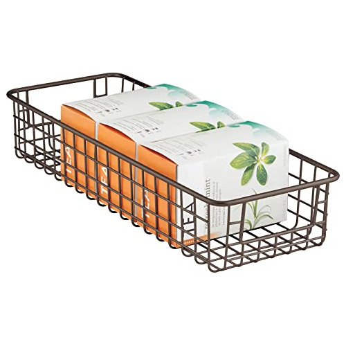 Cesta Metálica Poco Profunda Para Cocina - Colección Concier