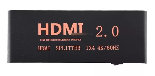 Splitter Multiplicador Hdmi 4 Cuatro Salidas Uhd 4k 3d Hdsp