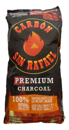 Carbón San Rafael Premium 3kgs Asador Con Maderas Selectas