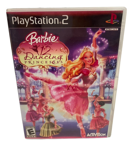 Barbie 12 Dancing Princeses Play 2 Com Capa E Pôster Ps2