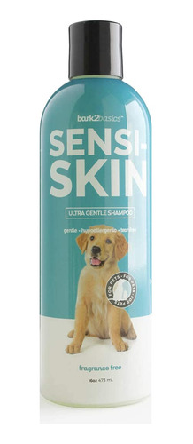 Bark2basics Sensi-skin - Champu Hipoalergenico De 16 Onzas 