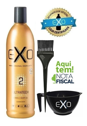 Imagem 1 de 10 de Exohair Profissional - Ultratech Keratin 500ml - Exoplastia