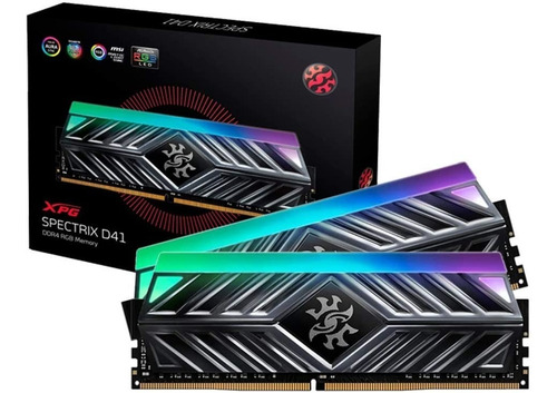 Imagem 1 de 5 de Memória Xpg Spectrix D41 16gb (2x8) 3200mhz Ddr4